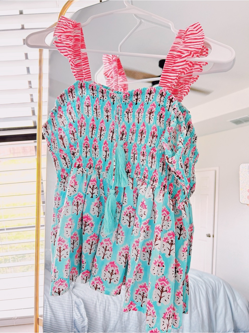 FANCY Ruffled Smocked Summer Top